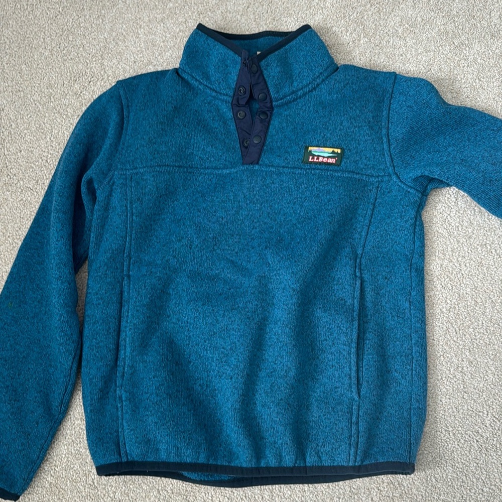 Boys Sz 8 L.L Bean Sweater Fleece